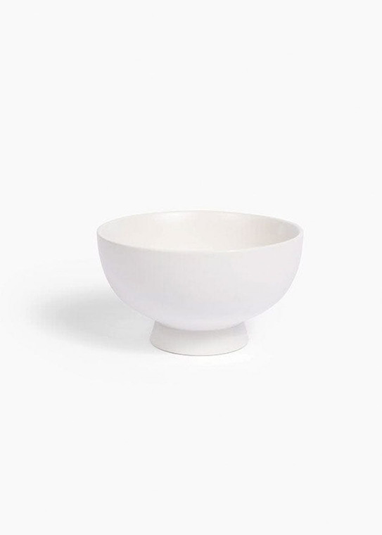 Small White Ceramic Compote In White - 3.75" ALI-JZD-SWH By Afloral