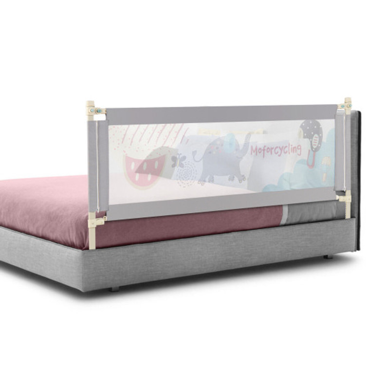 Vertical Lifting Baby Bed Rail With Lock-L BS10022GR