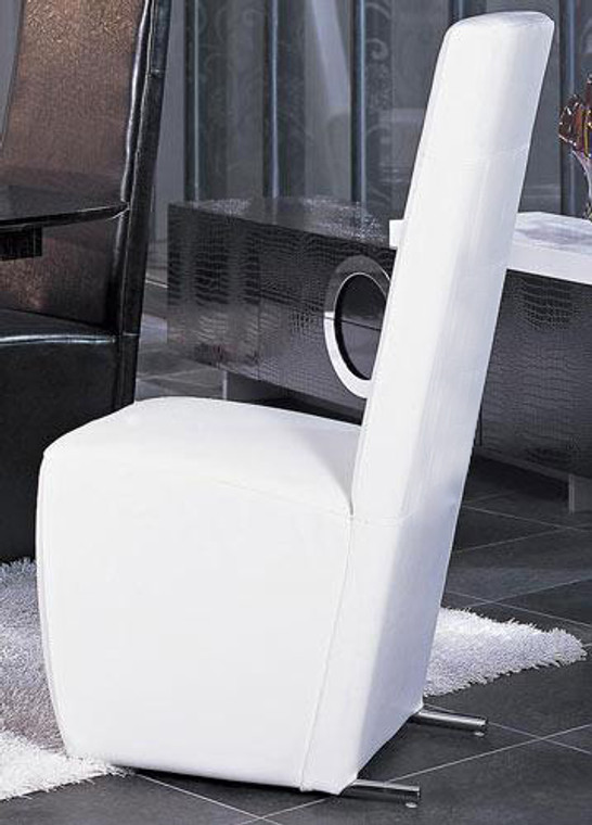 VIG Furniture VGUN0020-BLK A&X Maud Modern Black Leatherette Dining Chair