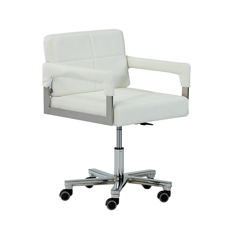 VIG Furniture VGVCA508-WHT Modrest Craig Modern White Bonded Leather Office Chair