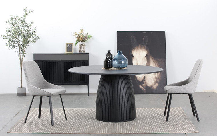VIG Furniture VGDW-J1191-GRY Modrest - Gillette Modern Gray Fabric Dining Chair