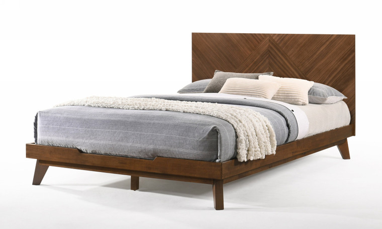 VIG Furniture VGMABR-89-Q Queen Nova Domus Soren - Modern Walnut Bed