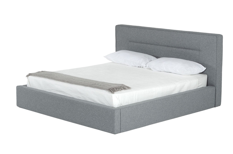 VIG Furniture VGACJULIANA-BED-Q Nova Domus Juliana - Queen Italian Modern Dark Grey Upholstered Bed