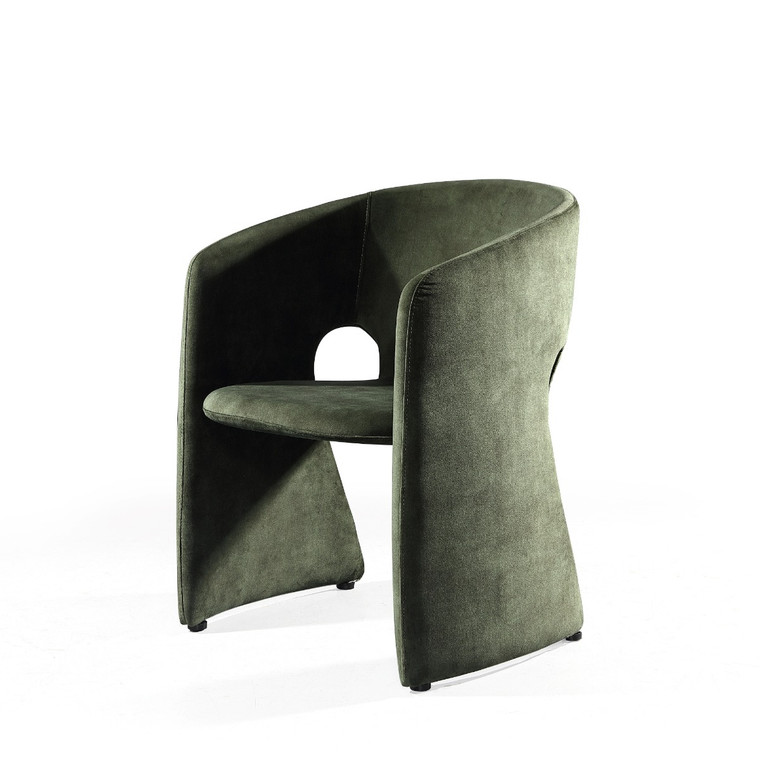 VIG Furniture VGBN-EC-304-G-DC Modrest - Modern Malvern Green Fabric Dining Chair