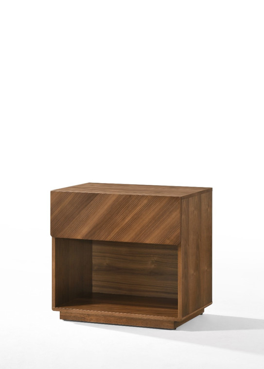 VIG Furniture VGMA-BR-128-NS Nova Domus Kamela- Modern Walnut Nightstand