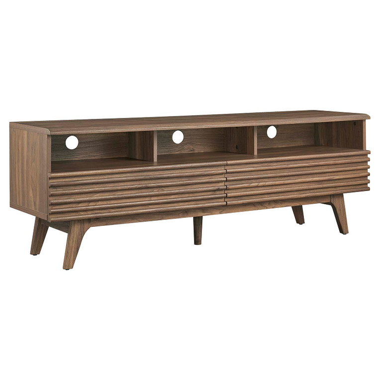 Render 60" Tv Stand - Walnut EEI-6228-WAL By Modway Furniture