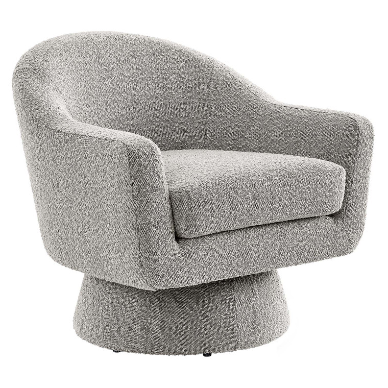 Astral Boucle Fabric Boucle Fabric Swivel Chair - Taupe EEI-6359-TAU By Modway Furniture