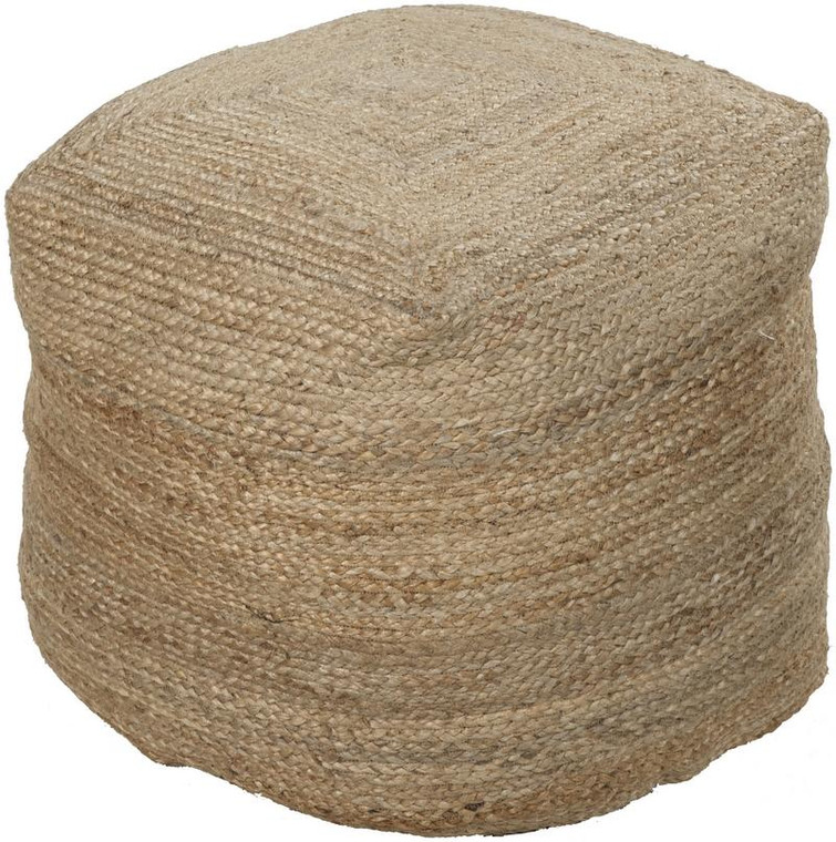 Surya Cylinder Pouf - Brown POUF-101