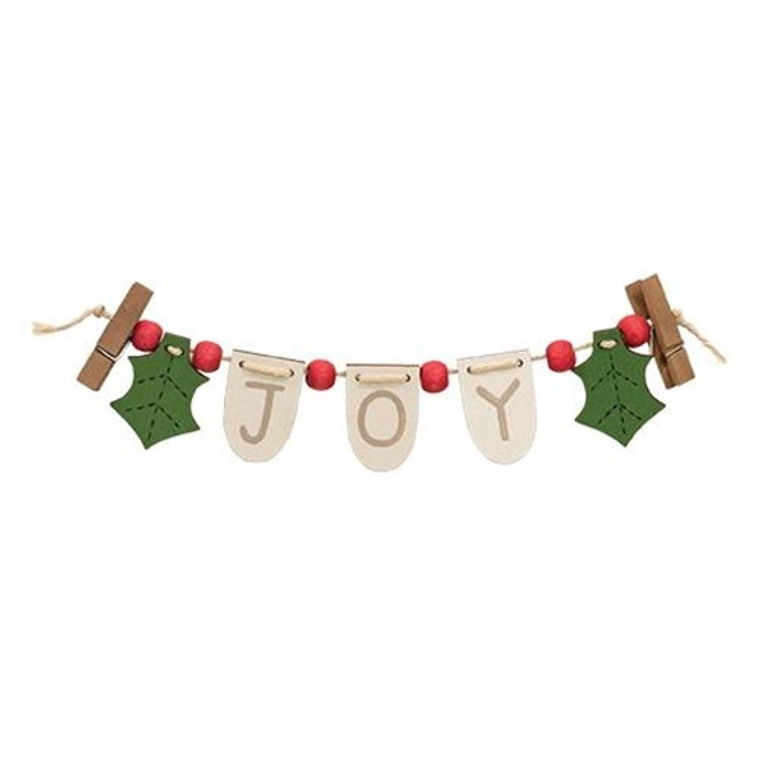 Joy Mini Clip Banner G36752 By CWI Gifts