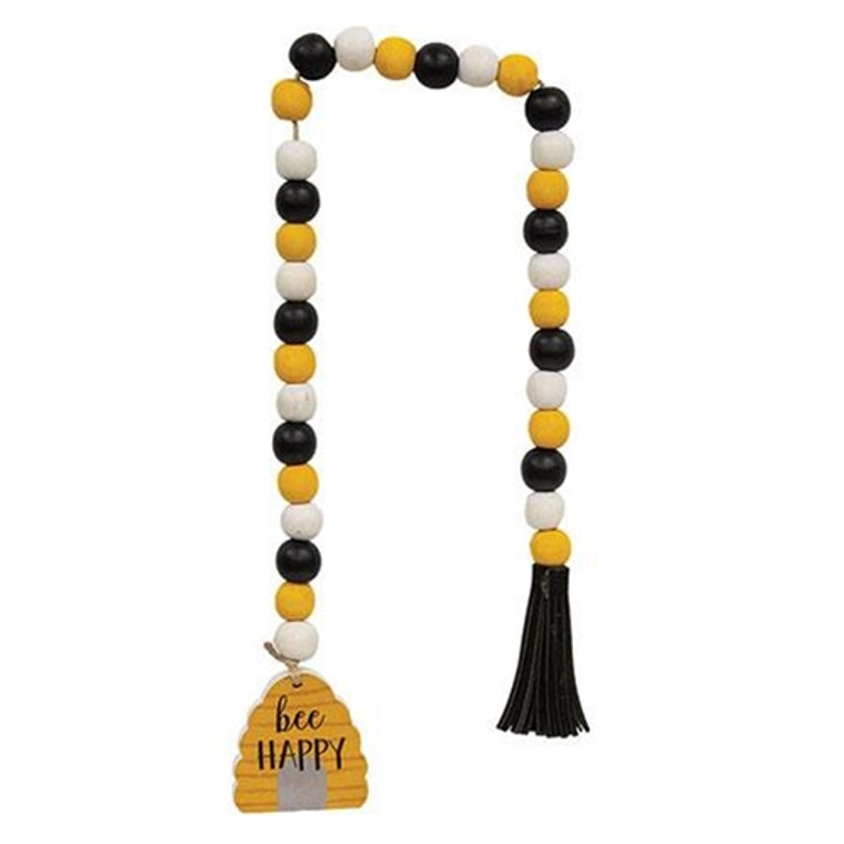 "Bee Happy" Beehive Bead Garland G36860 By CWI Gifts