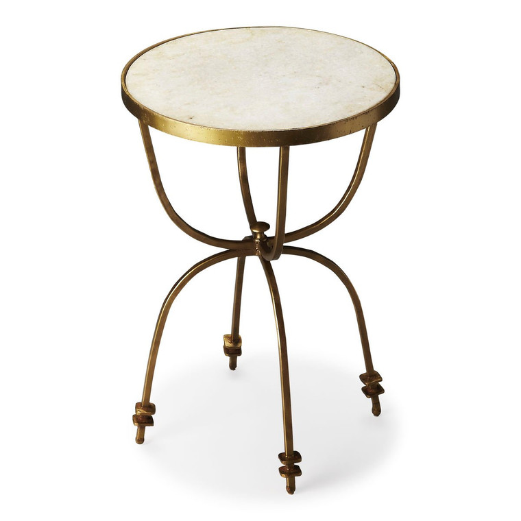 Butler Hager Marble & Metal Accent Table 2877025