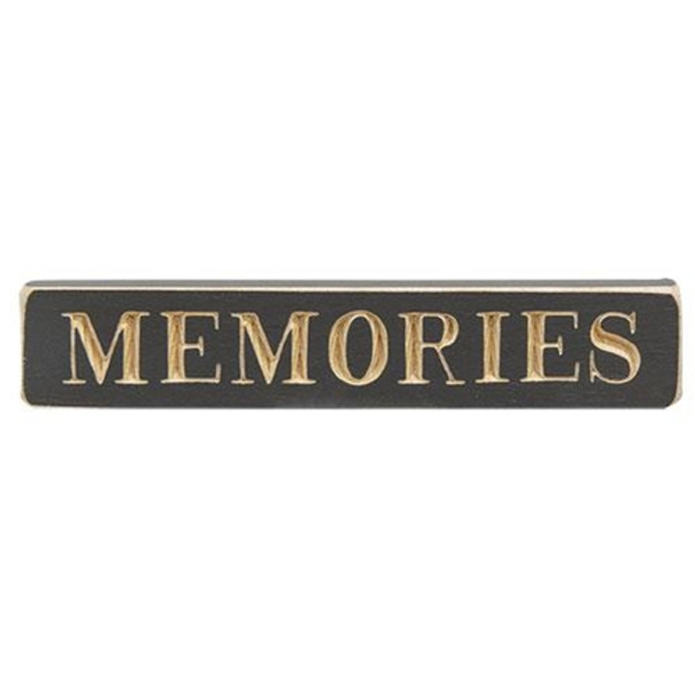 Memories Engraved Block 9" G992 By CWI Gifts