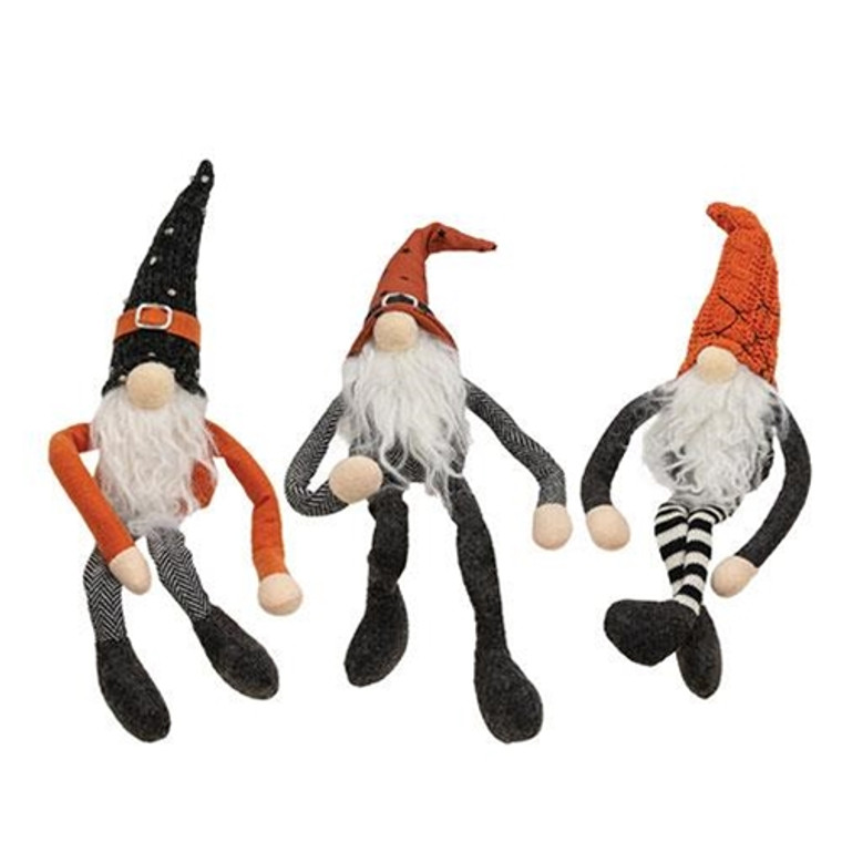 Halloween Gnome Huggers 3 Asstd. (Pack Of 3) GADC5075 By CWI Gifts