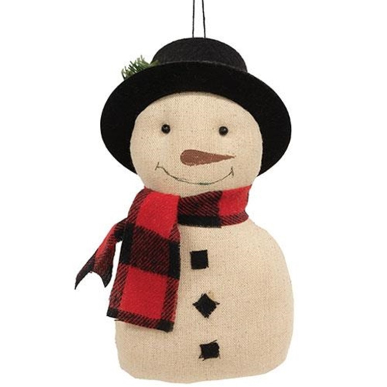 Top Hat Snowman With Hanger GCS38457 By CWI Gifts