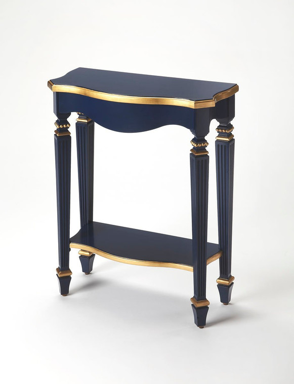 Butler Cheshire Navy & Gold Console Table 3020372
