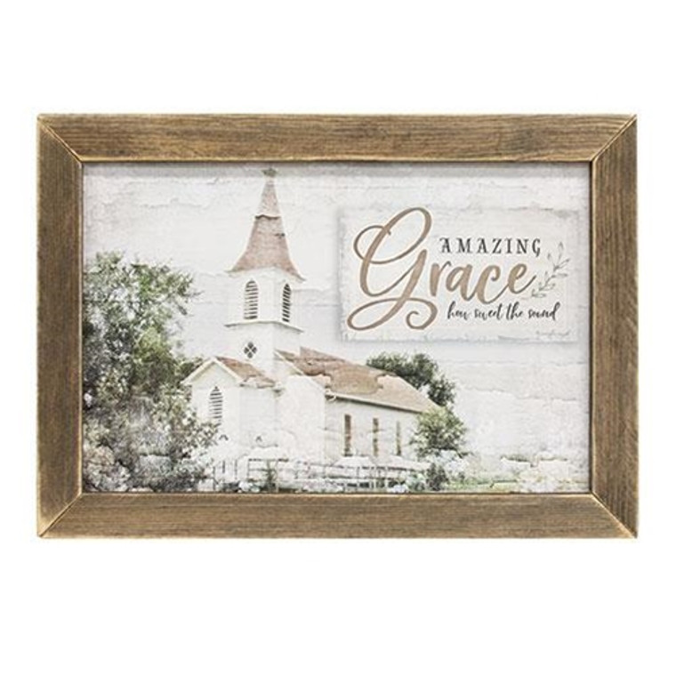 Amazing Grace Framed Print GJP5701 By CWI Gifts