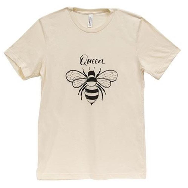 Queen Bee T-Shirt Heather Natural Small GL137S By CWI Gifts