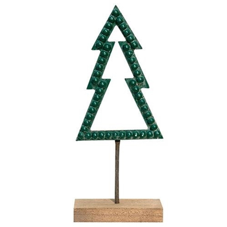 *Green Outline Christmas Tree GMBF3010 By CWI Gifts