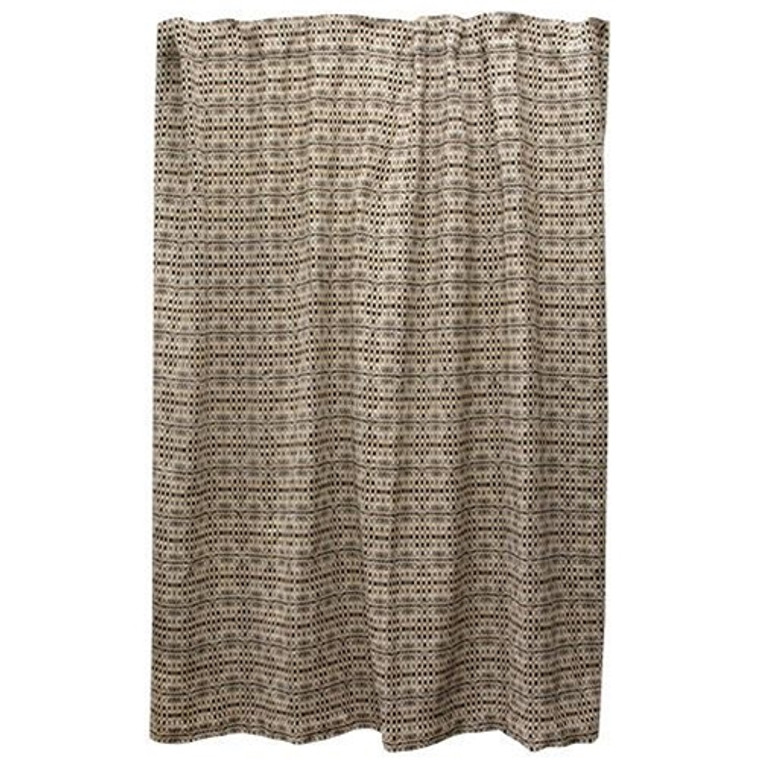 Gray Shadowbrook Shower Curtain GRQ6GBCSH By CWI Gifts