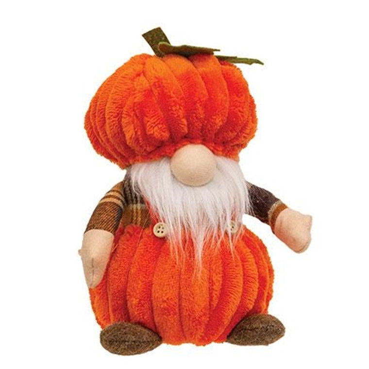 Pumpkin Gnome Sitter GZOE5068 By CWI Gifts