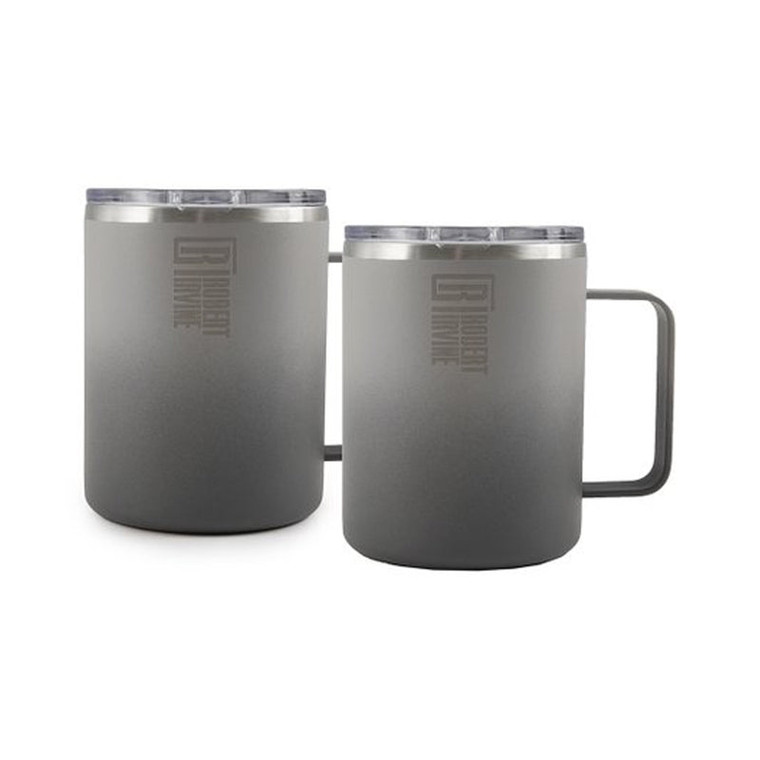 Lenox Robert Irvine 16Oz Grey Coffee Mug - Set Of 2 ERI028NZGRYR2