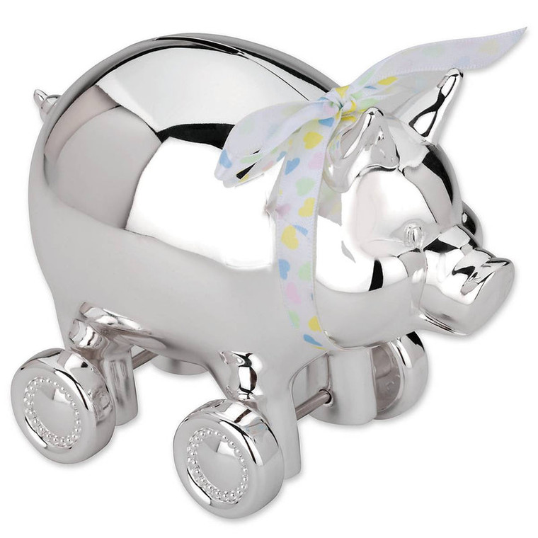 Lenox Piggy With Wheels Bank 640