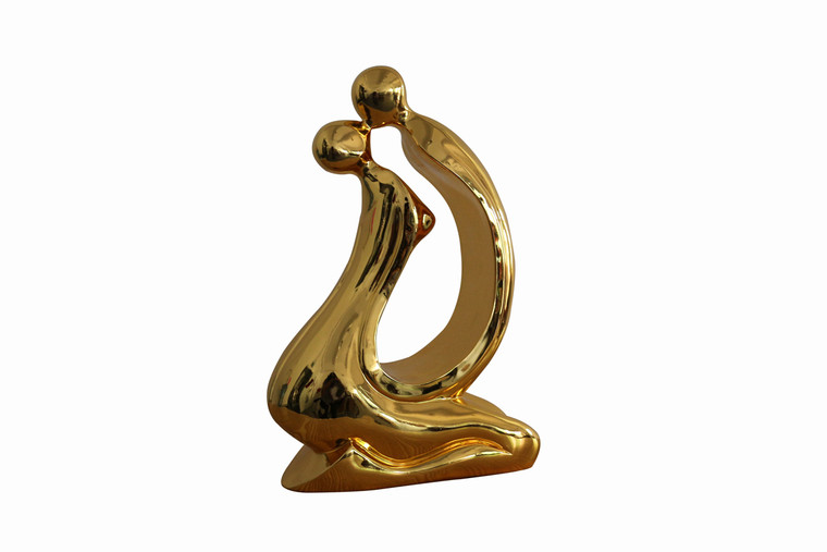VIG Furniture VGTHTH-045-GLD Modrest Embrace Modern Gold Sculpture