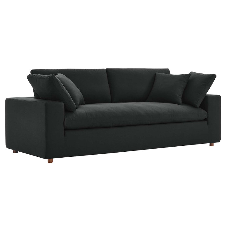 Commix Down Filled Overstuffed Sofa - Black EEI-4860-BLK By Modway Furniture