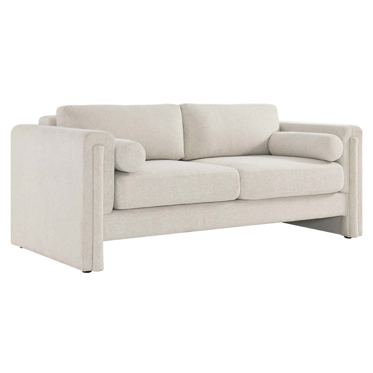 Visible Fabric Sofa - Ivory EEI-6377-IVO By Modway Furniture