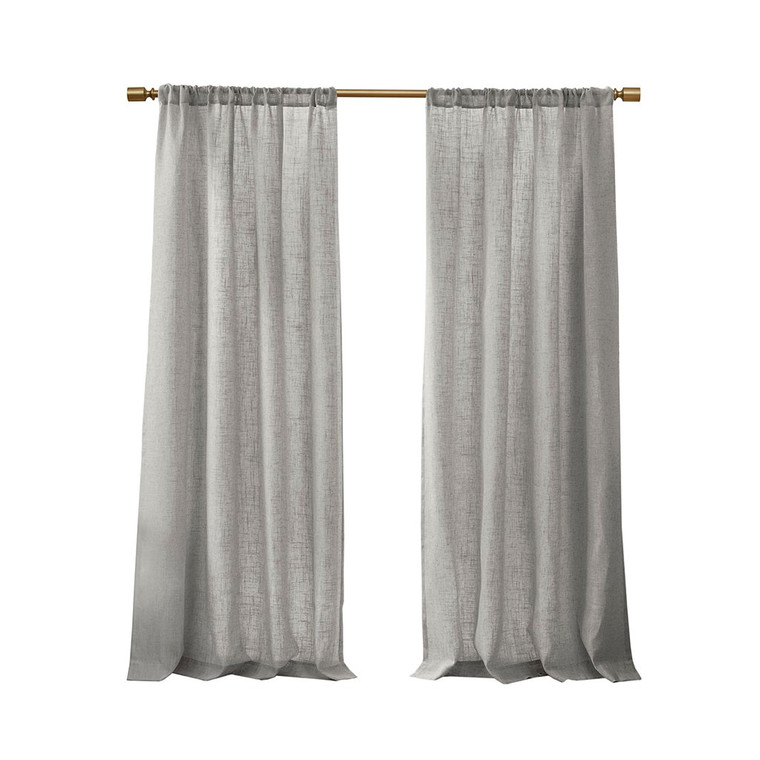 Kyler Linen Blend Light Filtering Curtain Panel Pair MP40-7984 By Olliix