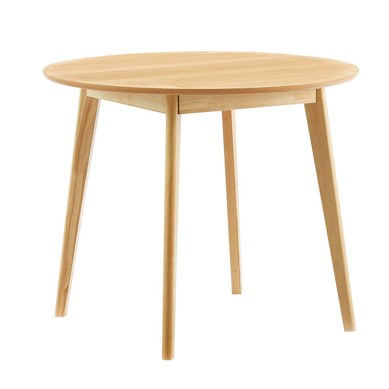 Vision 35" Round Dining Table - Oak EEI-3749-OAK By Modway Furniture