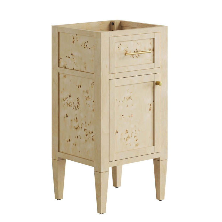 Elysian 18" Wood Bathroom Vanity Cabinet (Sink Basin Not Included) - Burgundy EEI-6136-BUR By Modway Furniture