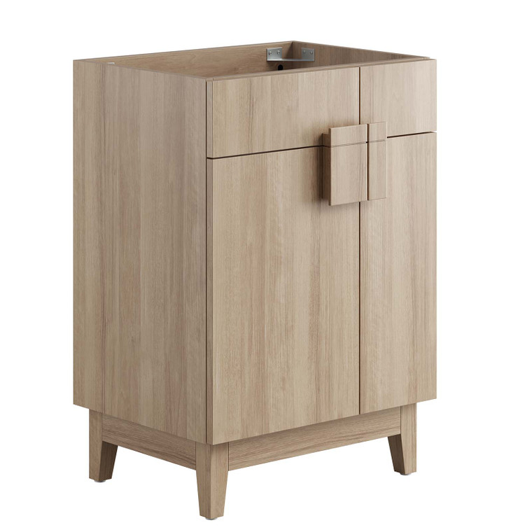 Miles 24" Bathroom Vanity Cabinet (Sink Basin Not Included) - Oak EEI-6399-OAK By Modway Furniture