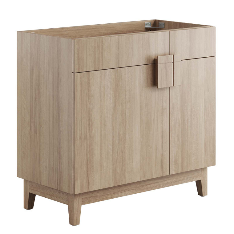 Miles 36" Bathroom Vanity Cabinet (Sink Basin Not Included) - Oak EEI-6400-OAK By Modway Furniture