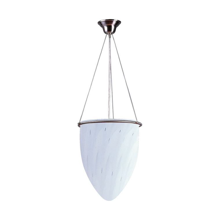 Elk Uovo Collection 'Simply White' Glass Pendant 150-1WH