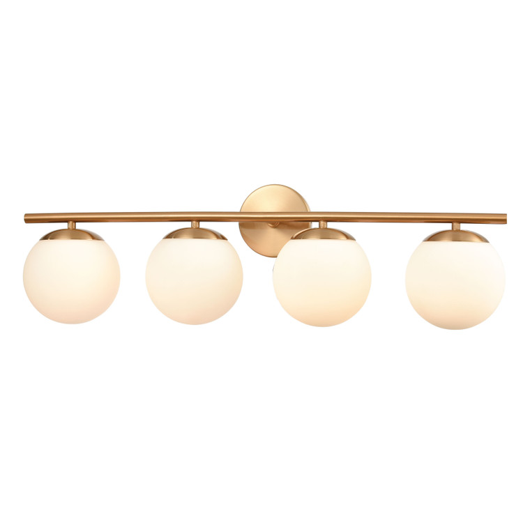 Elk Hollywood Blvd 30'' Wide 4-Light Vanity Light - Satin Brass 18316/4