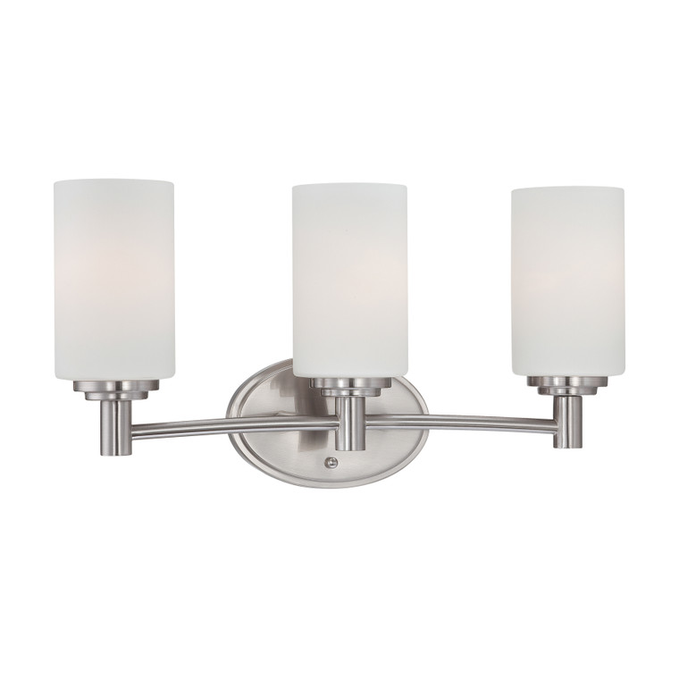 Elk Pittman 19'' Wide 3-Light Vanity Light - Brushed Nickel 190024217