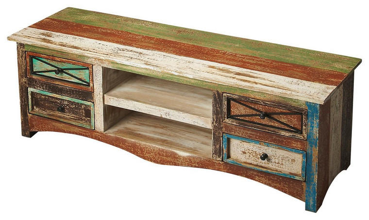 Butler Decatur Recycled Wood Entertainment Console 4238290