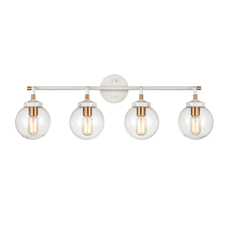 Elk Boudreaux 33'' Wide 4-Light Vanity Light - Matte White 24433/4