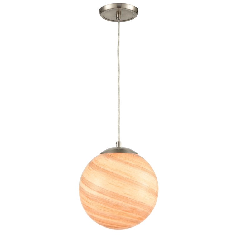 Elk Planetario 10'' Wide 1-Light Mini Pendant - Satin Nickel 30190/1