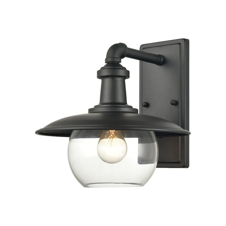 Elk Jackson 11'' High 1-Light Outdoor Sconce - Matte Black 45430/1