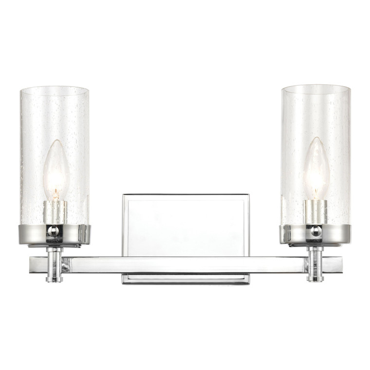 Elk Melinda 15'' Wide 2-Light Vanity Light - Polished Chrome 47302/2