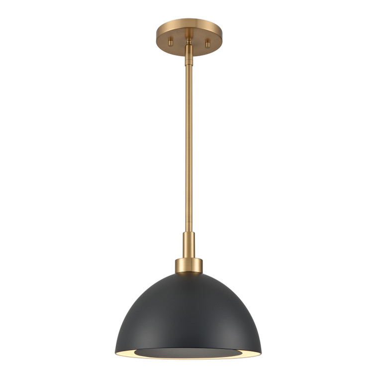 Elk Pelham 10'' Wide 2-Light Pendant - Satin Brass With Matte Black 52324/2