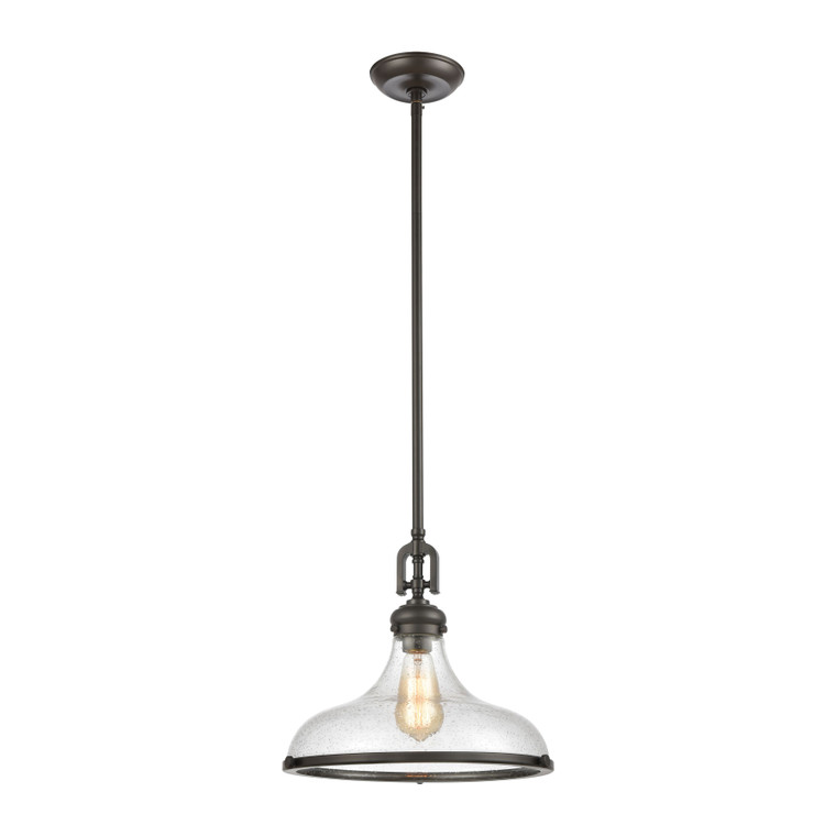 Elk Rutherford 15'' Wide 1-Light Pendant - Oil Rubbed Bronze 57361/1