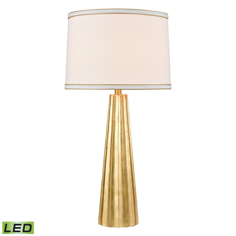 Elk Hightower 31'' High 1-Light Table Lamp - Gold Leaf - Includes Led Bulb 77107-LED
