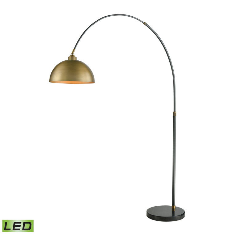 Elk Magnus 76'' High 1-Light Floor Lamp - Aged Brass - Includes Led Bulb D3226-LED