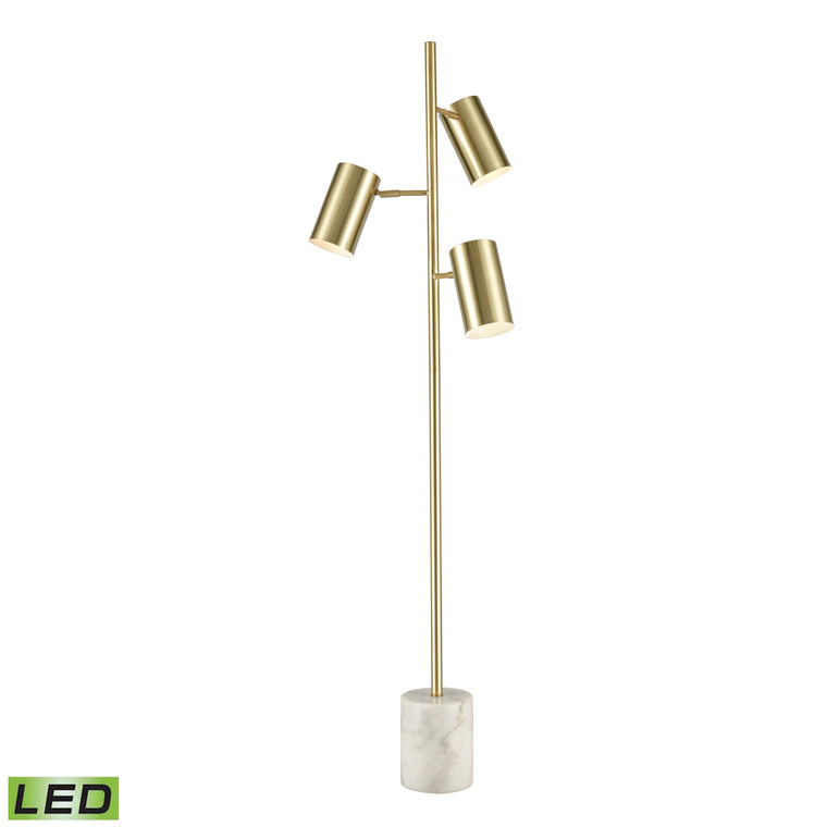 Elk Dien 64'' High 3-Light Floor Lamp - Honey Brass - Includes Led Bulbs D4533-LED