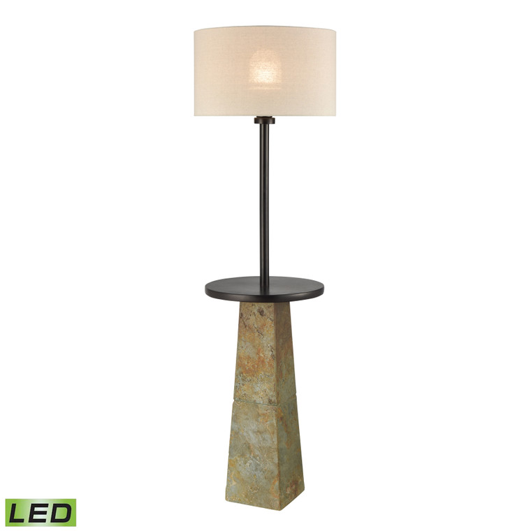 Elk Musee 62'' High 1-Light Outdoor Floor Lamp - Slate - Includes Led Bulb D4548-LED