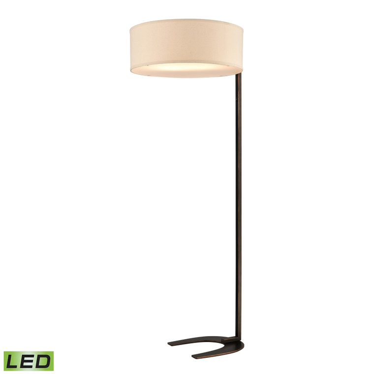 Elk Pilot 65'' High 2-Light Floor Lamp - Bronze - Includes Led Bulbs D4700-LED