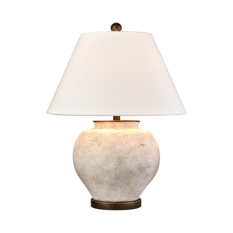 Elk Erin 26'' High 1-Light Table Lamp - Aged White - Includes Led Bulb H0019-11087-LED